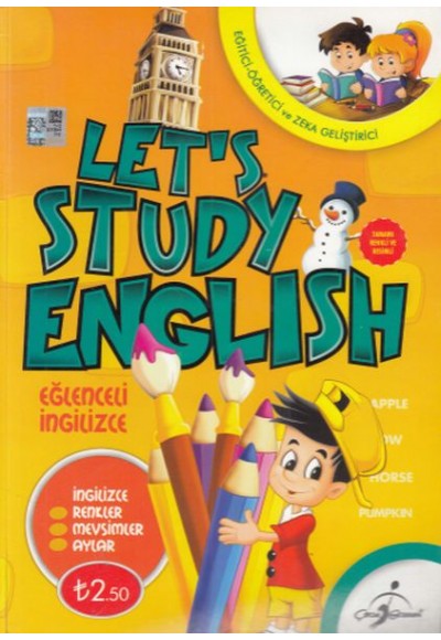 Let's Study English - Eğlenceli İngilizce (Sarı)