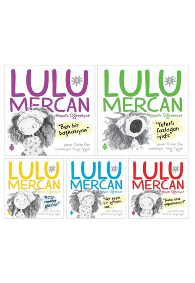 Lulu Mercan Hayatı Öğreniyor Seti (5 Kitap)