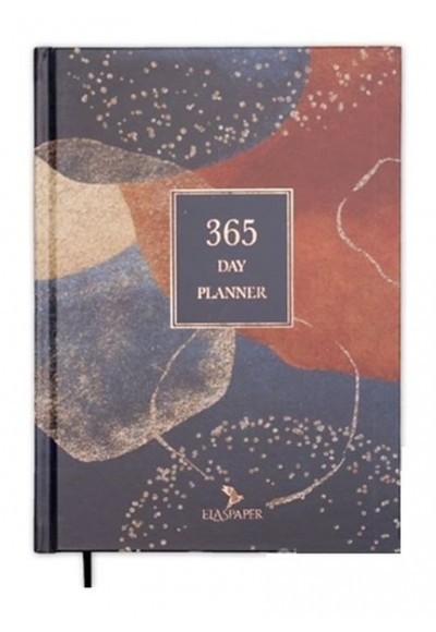 2021 365 Day Planner -Terracotta (Ciltli)