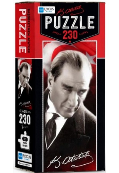 Blue Focus Başöğretmen Atatürk - Puzzle 230 Parça