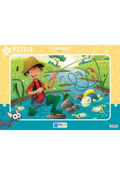 Blue Focus Fisherman (Balıkçı) - Puzzle 130 Parça