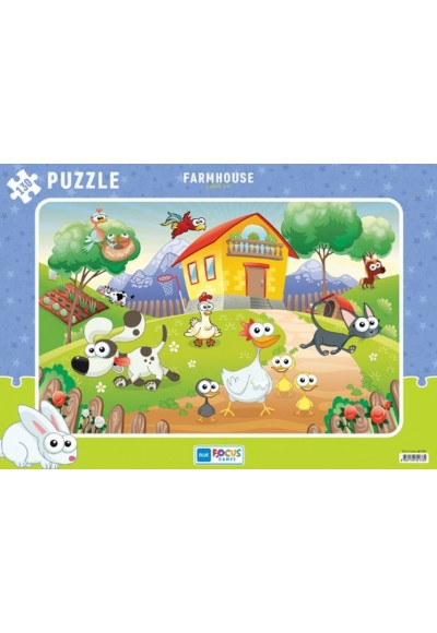 Blue Focus Farmhouse (Çiftlik Evi) - Puzzle 130 Parça