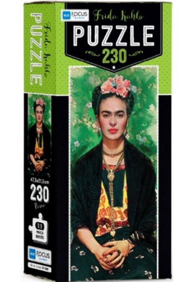 Blue Focus Frida Kahlo - Puzzle 230 Parça