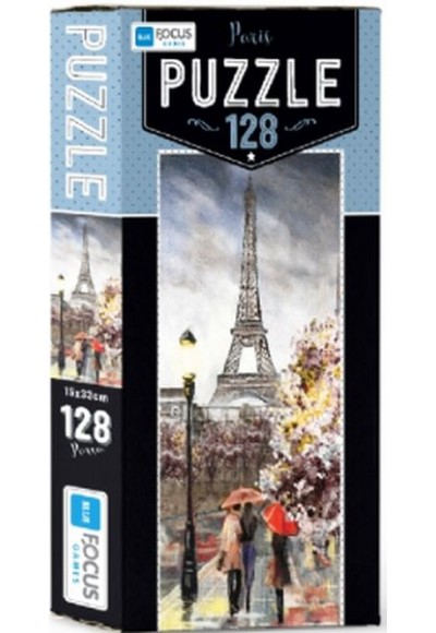 Blue Focus Paris - Puzzle 128 Parça