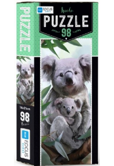 Blue Focus Koala - Puzzle 98 Parça