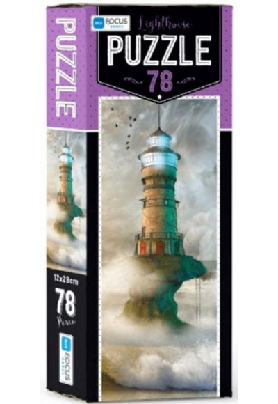 Blue Focus Lighthouse - Puzzle 78 Parça