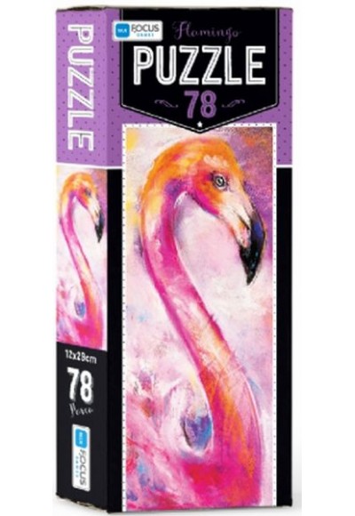 Blue Focus Flamingo - Puzzle 78 Parça