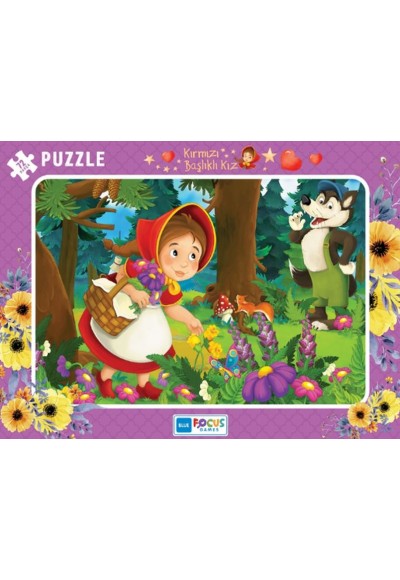 Blue Focus Kırmızı Başlıklı Kız - Puzzle 72 Parça