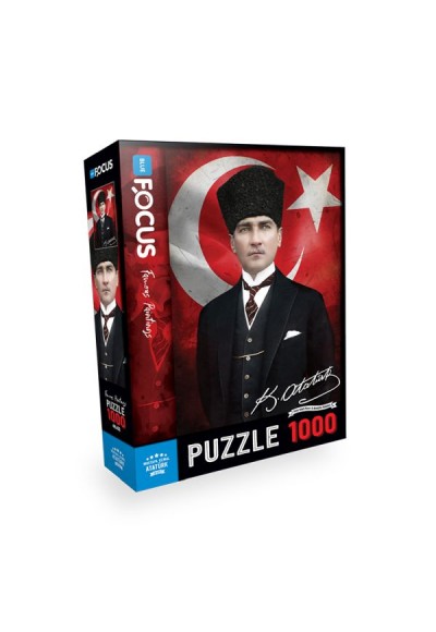 Blue Focus Puzzle Mustafa Kemal Atatürk 1000 Parça