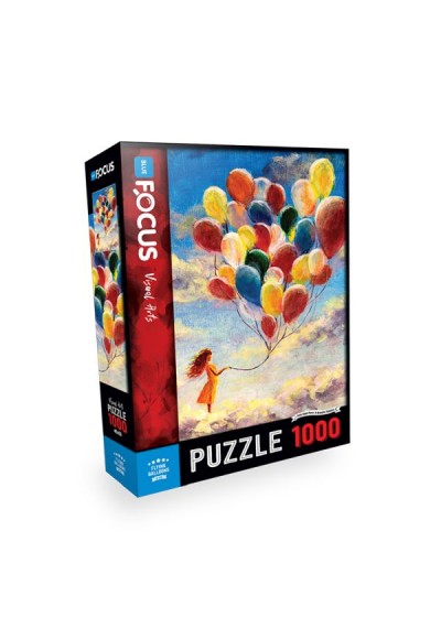 Blue Focus Flyıng Balloons - Puzzle 1000 Parça