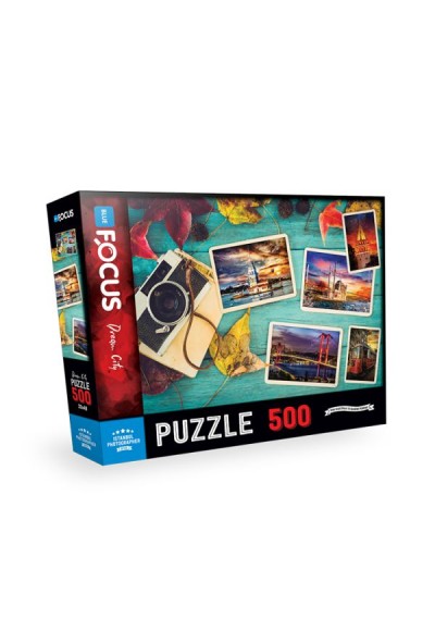 Blue Focus Istanbul Photographer (İstanbul Fotoğrafçısı) - Puzzle 500 Parça