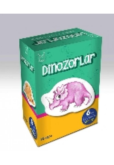 Dinozorlar (6 Adet 2 ve 3 Parçalı Yapboz)