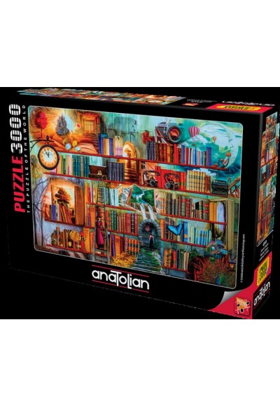 Anatolian Gizemli Kitaplık/ Mystery Writers 3000 Parça Puzzle