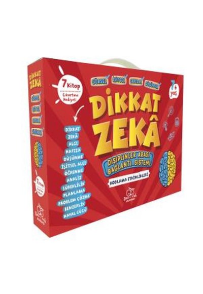 Dikkat - Zeka 1. Sınıf Seti - 7 Yaş (7 Kitap)