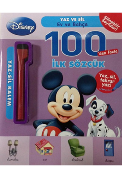 100'den Fazla İlk Sözcük / Yaz ve Sil - Ev ve Bahçe