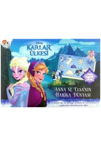 Disney Karlar Ülkesi Anna ve Elsa'nın Harika Dünyası (Yapboz Kitabı)