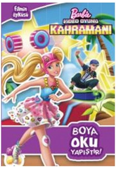 Barbie Video Oyunu Kahramanı Boya Oku Yapıştır