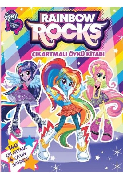 My Little Pony Rainbow Rocks Çıkartmalı Öykü Kitabı