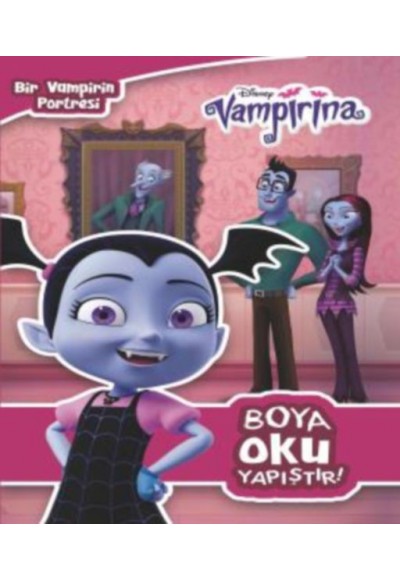 Disney Vampirina Bir Vampirin Portresi Boya Oku Yapıştır