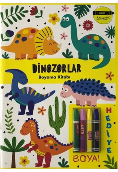 Dinozorlar Boyama Kitabı - Minik Ressamlar