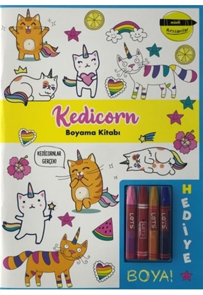 Kedicorn Boyama Kitabı - Minik Ressamlar