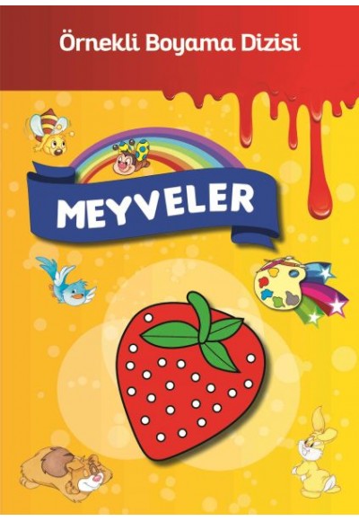 Örnekli Boyama - Meyveler