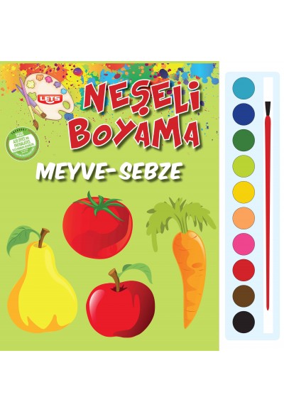 Neşeli Boyama - Meyve-Sebze