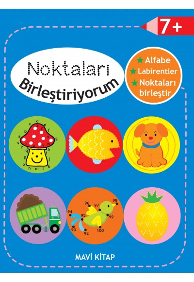 Noktaları Birleştiriyorum -  Mavi Kitap +7 Yaş