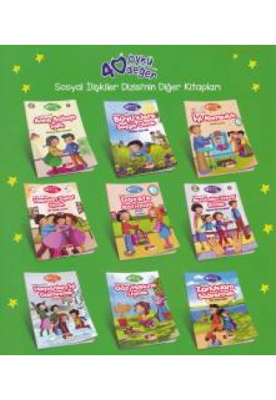 40 Öykü 40 Değer  - Sosyal İlişkiler Dizisi (10 Kitap Takım)