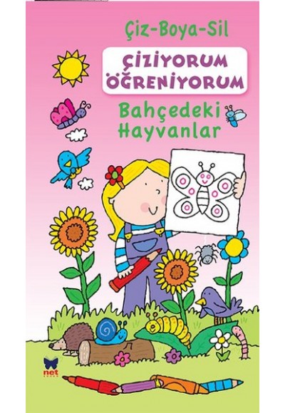 Çiziyorum Öğreniyorum - Bahçedeki Hayvanlar