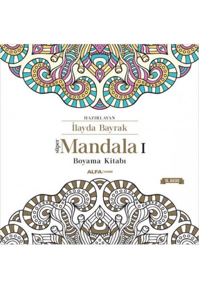 Süper Mandala Boyama Kitabı