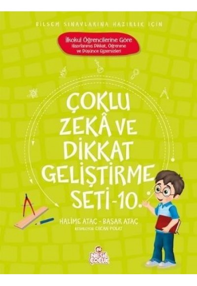 Çoklu Zeka ve Dikkat Geliştirme Seti (10 Kitap)