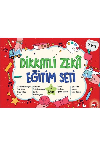 Dikkatli Zeka Eğitim Seti - 2. Kitap (5 Yaş)