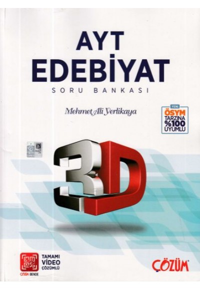 3D AYT Edebiyat Soru Bankası (Yeni)