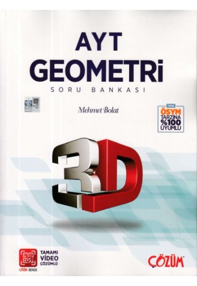 3D AYT Geometri Soru Bankası (Yeni)