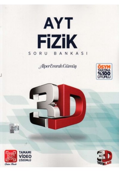 3D AYT Fizik Soru Bankası (Yeni)