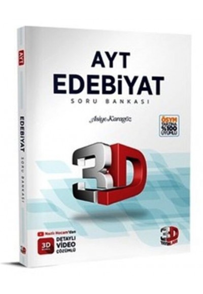 3D 2022 AYT Edebiyat Tamamı Video Çözümlü Soru Bankası