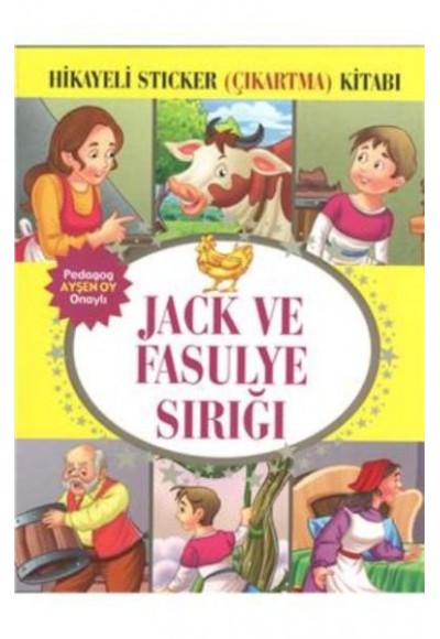 Jack ve Fasulye Sırığı Hikayeli Sticker Çıkartma Kitabı