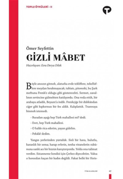 Gizli Mabet - Toplu Öyküleri 2