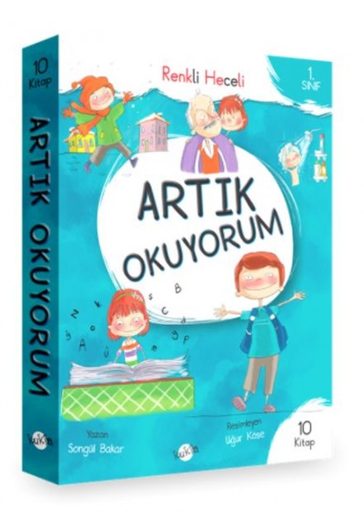 1.Sınıf Artık Okuyorum - Renkli Heceli 10 Kitap