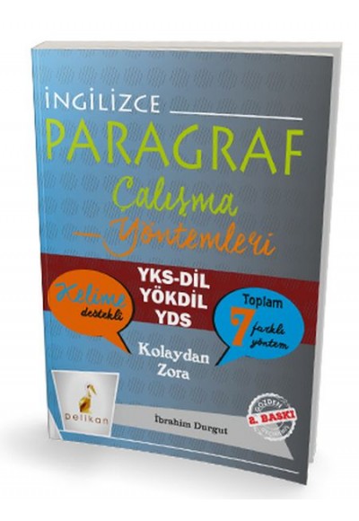 Pelikan YKSDİL YÖKDİL YDS İngilizce Kalıcı Paragraf Çözme Yöntemleri