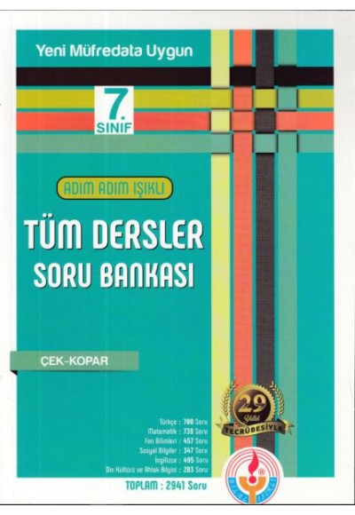 Adım Adım Işıklı 7.Sınıf Tüm Dersler Soru Bankası (Yeni)