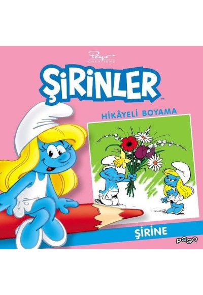 Şirine Hikayeli Boyama - Şirinler