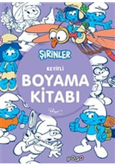 Keyifli Boyama Kitabı - Şirinler