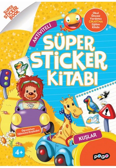 Süper Sticker Kuşlar