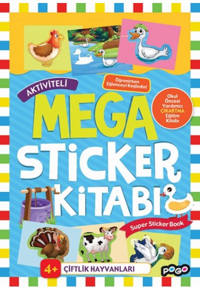 Mega Sticker Çiftlik Hayvanları