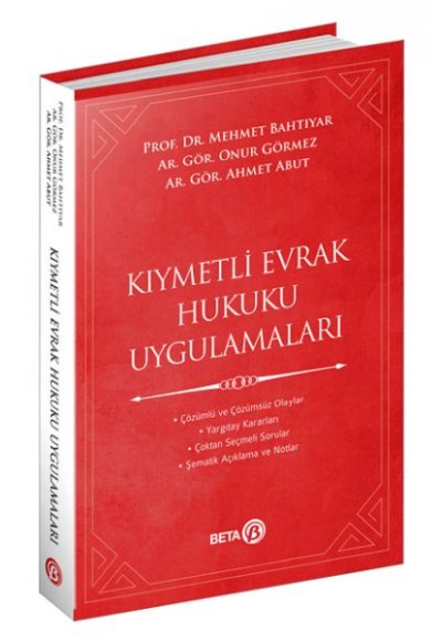 Kıymetli Evrak Hukuku Uygulamaları