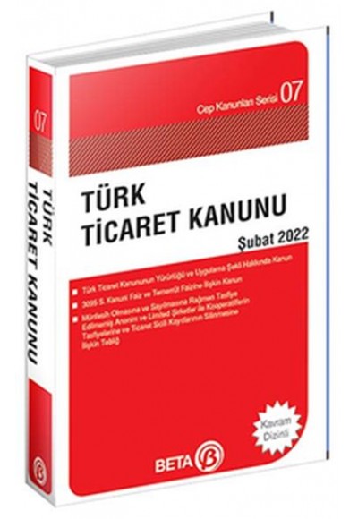 Cep Kanunu Serisi 07 - Türk Ticaret Kanunu