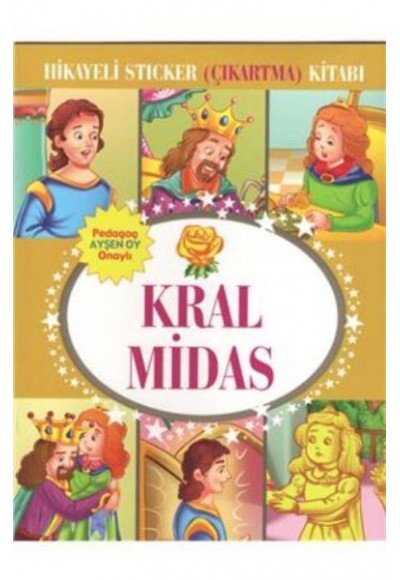 Kral Midas Hikayeli Sticker Çıkartma Kitabı