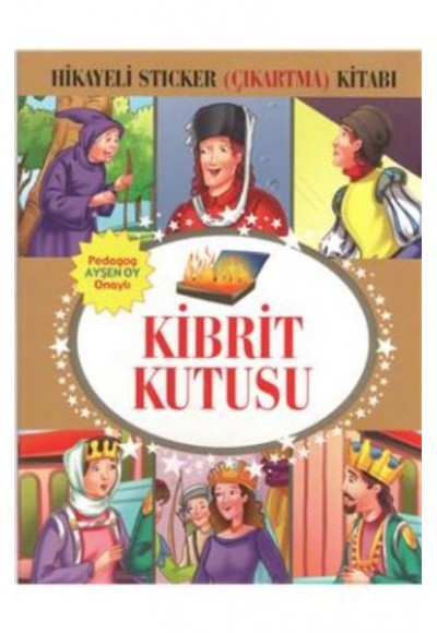 Kibrit Kutusu Hikayeli Sticker Çıkartma Kitabı